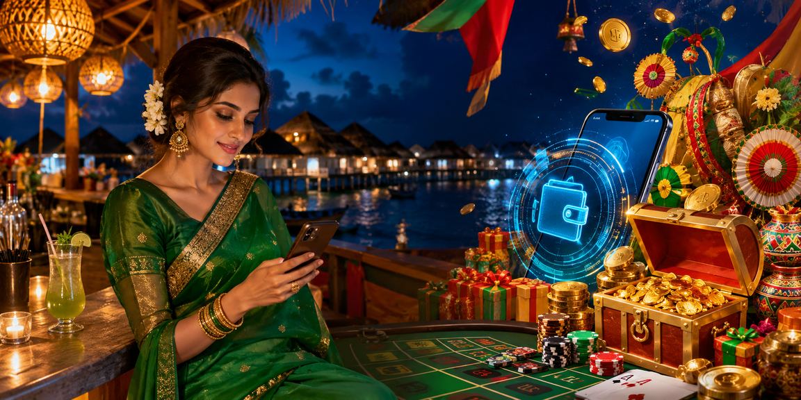 সেন্ট মার্টিনের পটভূমিতে eg77 ব্যাকার‍্যাট খেলছেন একজন ব্যবহারকারী
